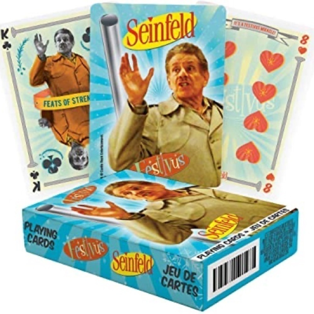❤️ 🆕 Seinfeld Festivus Holiday Playing Cards Deck
